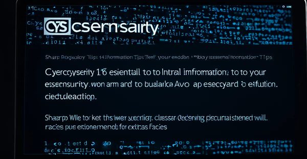 Cybersécurité : conseils essentiels pour protéger vos données